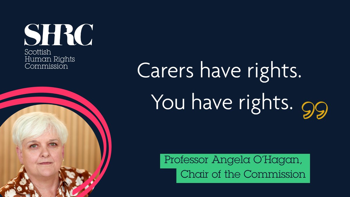 Scottish Human Rights Commission (@scothumanrights) on Twitter photo Our Chair <a href="/SHRCChair/">Professor Angela O'Hagan</a> delivered the <a href="/CarersScotland/">Carers Scotland</a> Mary Webster Lecture to mark the 60th anniversary of <a href="/CarersUK/">Carers UK</a>.
For many carers and the people you care for, that life of dignity and respect ā can feel very remote at times. Our Chair <a href="/SHRCChair/">Professor Angela O'Hagan</a> delivered the <a href="/CarersScotland/">Carers Scotland</a> Mary Webster Lecture to mark the 60th anniversary of <a href="/CarersUK/">Carers UK</a>.
For many carers and the people you care for, that life of dignity and respect ā can feel very remote at times.