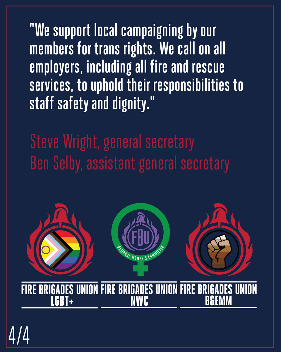 We know that the law is not always on the right side of history. The Supreme Court ruling last month does not make public spaces safer for anyone.

The interim guidance is unworkable, unhelpful and will only lead to an increase in discrimination for workers, including in fire