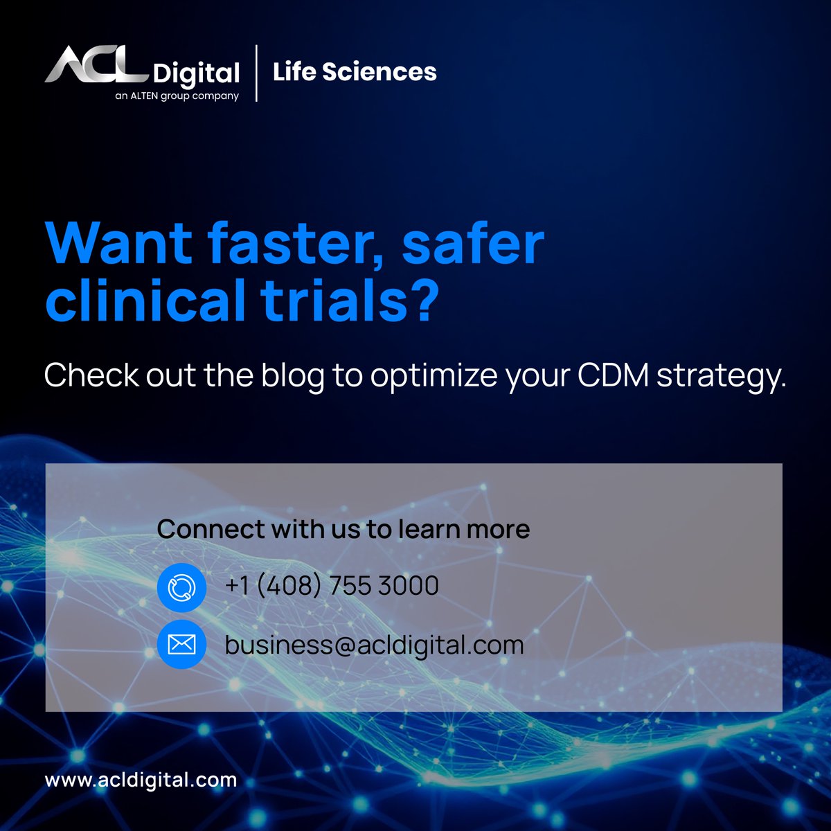Clinical trials are complex. But your data management strategy doesn’t have to be. You risk delays, errors, and non-compliance if you rely on outdated processes.

Connect with us today to future-proof your trials:lnkd.in/gZj28Maj