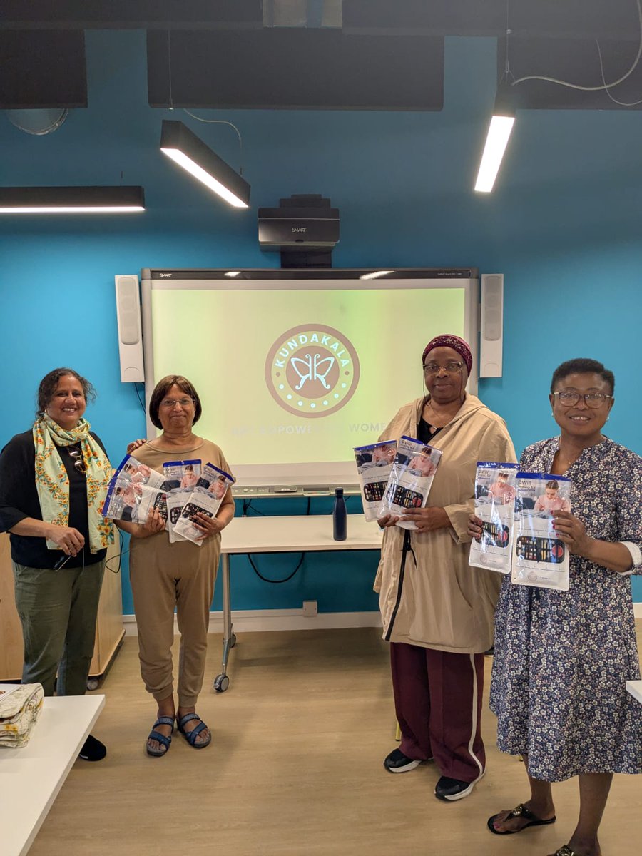 This morning we launched a new Make and Mend programme for 10 women in Hackney. We are looking forward to working with the new participants and following their journey to empowerment and financial resilience.
 #kundakala #ethnicminoritywomen #makeandmend #employabilitysupport