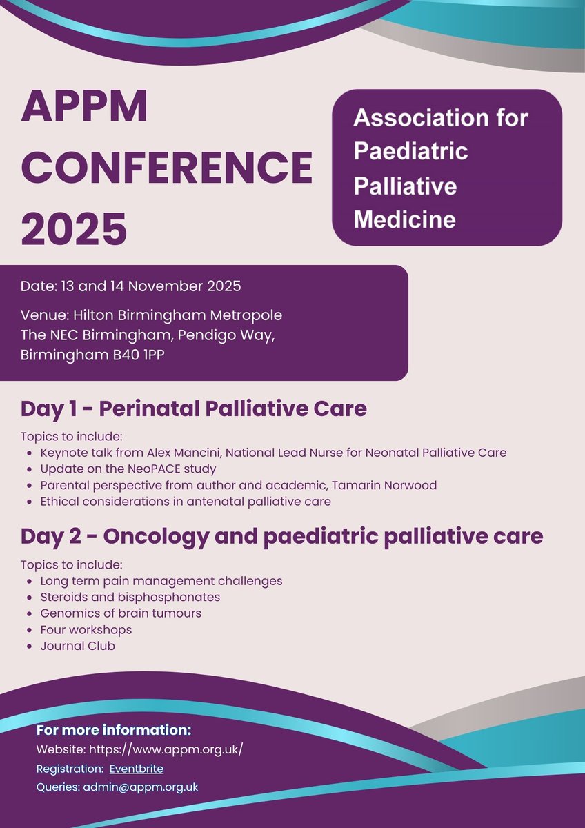 Registration is now open for our fantastic 2025 conference appm.org.uk/events/appm-co…