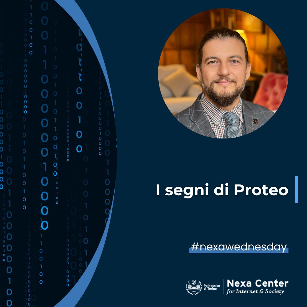 Nexa Center (@nexacenter) on Twitter photo ❗Oggi ore 17.00
183° #nexawednesday
Il mito di Proteo ci ricorda che il #contenuto non è fisso: cambia forma, ma resta legato a strutture profonde che ne guidano il #senso
👉Con Massimo Leone (<a href="/unito/">Università di Torino</a>), "I #segni di #Proteo"
ℹ️nexa.polito.it/mercoledi-183
#dati #cultura #semiotica #IA ❗Oggi ore 17.00
183° #nexawednesday
Il mito di Proteo ci ricorda che il #contenuto non è fisso: cambia forma, ma resta legato a strutture profonde che ne guidano il #senso
👉Con Massimo Leone (<a href="/unito/">Università di Torino</a>), "I #segni di #Proteo"
ℹ️nexa.polito.it/mercoledi-183
#dati #cultura #semiotica #IA