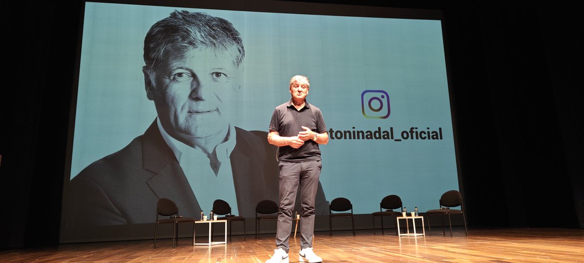 Comienza En Vivo Con TONI NADAL...
"El reto en la vida es mejorar" <a href="/educacyl/">Educación JCyL</a> comparte esa filosofía
#Gracias Toni por enseñar a nuestro alumnado que puede, pero sin esfuerzo no hay resultados
#formacionCyL #innovacyl