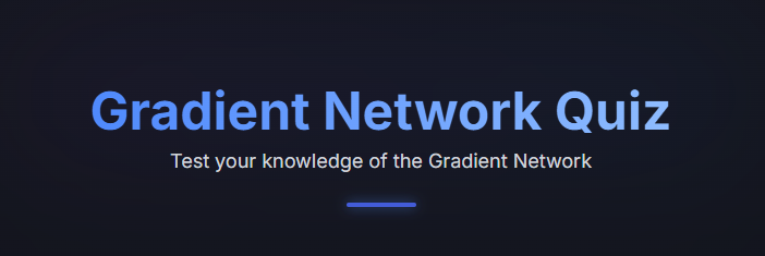 Marko_Poly's tweet image. We teamed up with @VinoisAsian  to create an awesome @Gradient_HQ  quiz! 🧠 

Test your knowledge now: gradient-quiz.netlify.app

This quiz is unofficial and made for fun &amp;amp; education. Dive in! 🚀 

#GradientNetwork #EdgeCompute