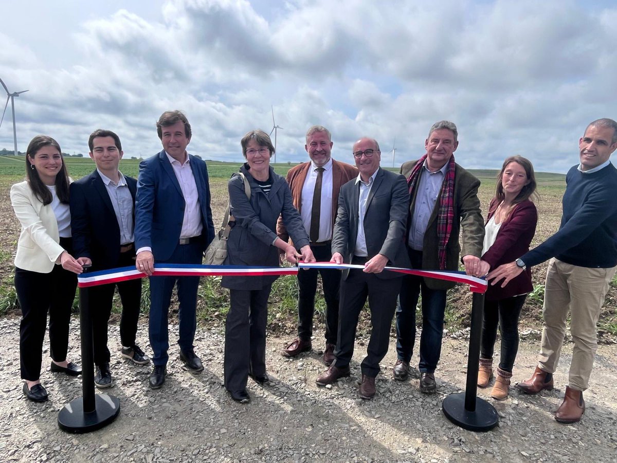 EDF Nvelle-Aquitaine (@edf_aquitaine) on Twitter photo ✨Le mix énergétique Bas Carbone s’étoffe en <a href="/NvelleAquitaine/">Nouvelle-Aquitaine</a> avec l’inauguration du parc éolien @EDF_RE à Baignes en sud #Charente !
Un projet mené avec le soutien et l’implication de l’ensemble des acteurs du #territoire engagés pour la transition énergétique 🤝 ✨Le mix énergétique Bas Carbone s’étoffe en <a href="/NvelleAquitaine/">Nouvelle-Aquitaine</a> avec l’inauguration du parc éolien @EDF_RE à Baignes en sud #Charente !
Un projet mené avec le soutien et l’implication de l’ensemble des acteurs du #territoire engagés pour la transition énergétique 🤝