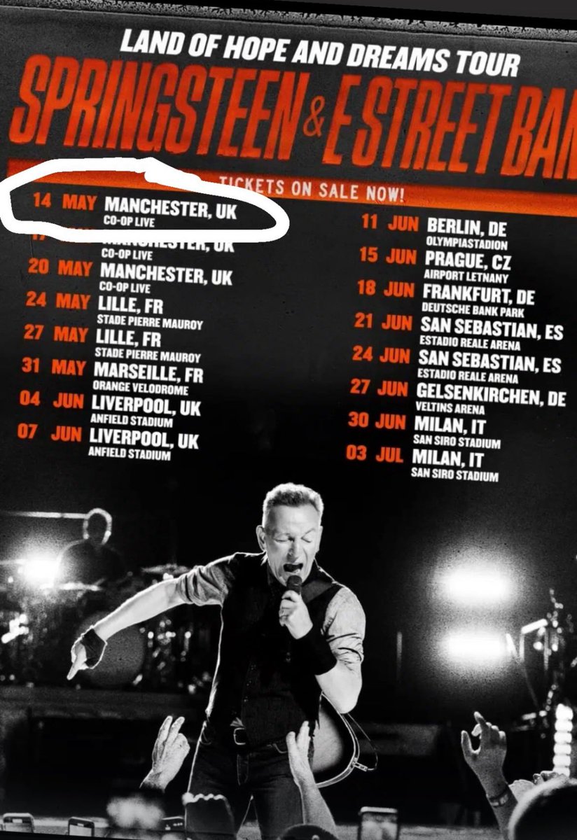 Here we go!
<a href="/springsteen/">Bruce Springsteen</a> 
<a href="/TheCoopLive/">Co-op Live</a> 
🎸🎸