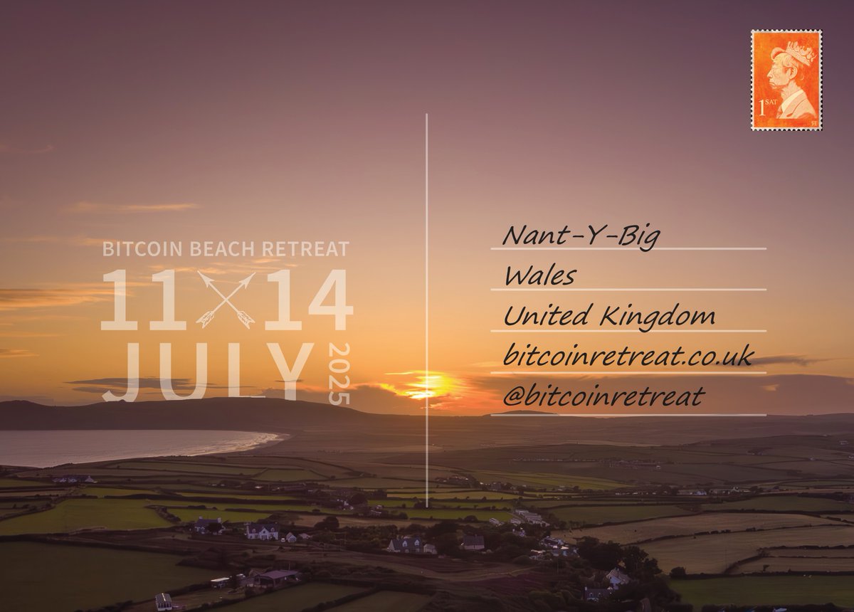 h/t to Rebel for allowing us to use the Penny Orange on our postcards, one of our favourite pieces of #bitcoinart &amp; now you can grab your own 😍