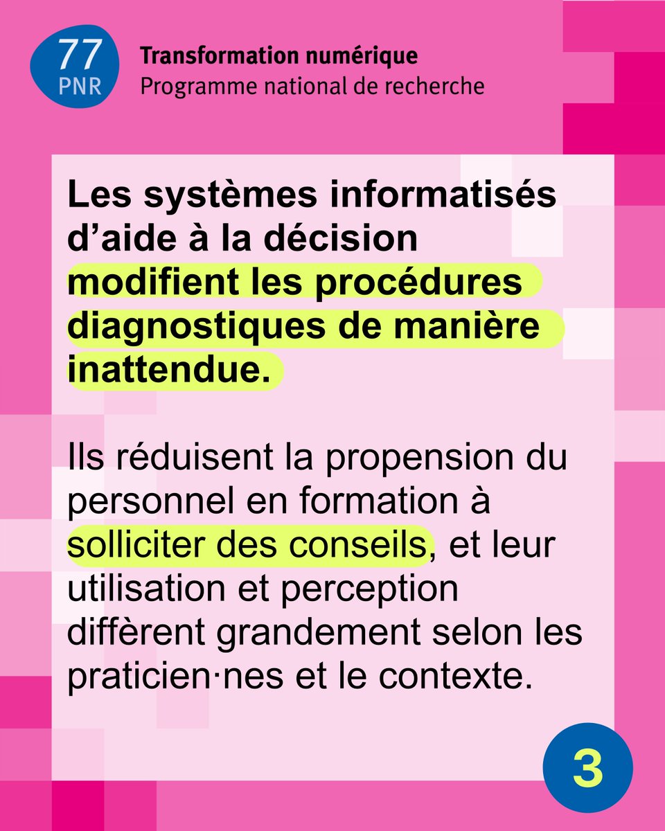 NFP 77 Digitale Transformation (@nrp77_digital) on Twitter photo Achèvement du projet PNR 77 sur les systèmes de diagnostic basés sur l’IA en médecine d’urgence
🔗 nfp77.ch/fr/pQXLDQzrBW5…
<a href="/wolfhautz/">Wolf Hautz</a>
#IA #TransformationNumérique #médecineintensive #PNR77 Achèvement du projet PNR 77 sur les systèmes de diagnostic basés sur l’IA en médecine d’urgence
🔗 nfp77.ch/fr/pQXLDQzrBW5…
<a href="/wolfhautz/">Wolf Hautz</a>
#IA #TransformationNumérique #médecineintensive #PNR77