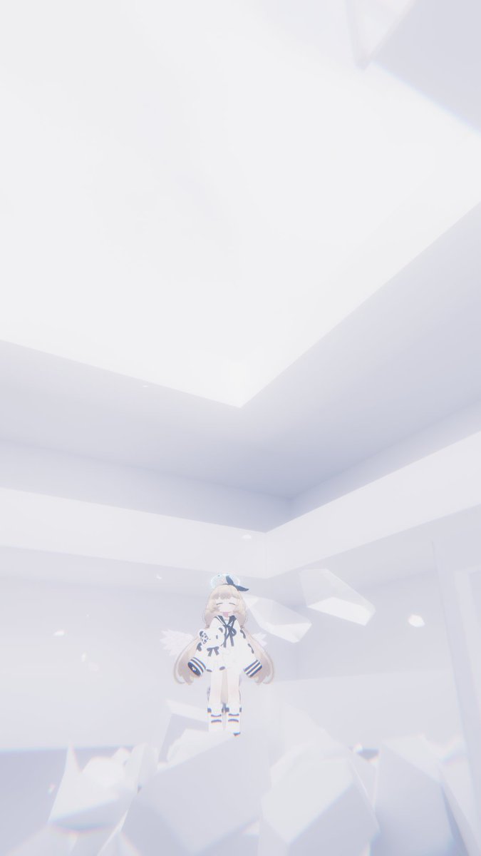 tetra_moon's tweet image. Derealiy
作者様:knfoxl
URL:vrchat.com/home/launch?wo…
白い部屋を進んでいくストーリー性がありそうなワールド
時々英語や日時が表示されるけど意味は良く分からない…
ホラー要素は無いので、リミナルスペース的な不思議空間を楽しめる
#VRChat_world紹介 #VRChatワールド紹介