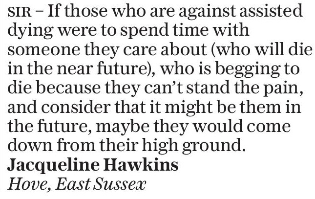 #AssistedDying