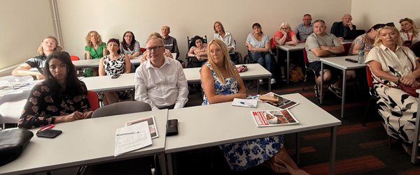 VIEWdigital's tweet image. Exclusive: Report into the severe lack of wheelchair accessible taxis in Northern Ireland is launched at @QUBelfast. Big thanks to Minister for Infrastructure @LizKimminsSF for attending the event and @ProfJohnBarry for all his help – viewdigital.org/report-into-th…