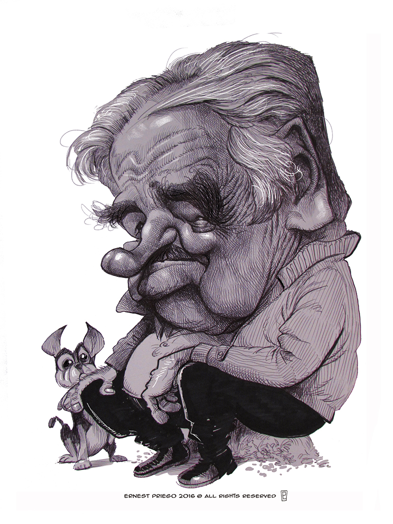 Un recuerdo papa Pepe, y si puede ser que se repitan sus genes. Aunque es bien cierto que hay personajes irrepetibles.
#PepeMujica #caricatura #caricature #cartoon