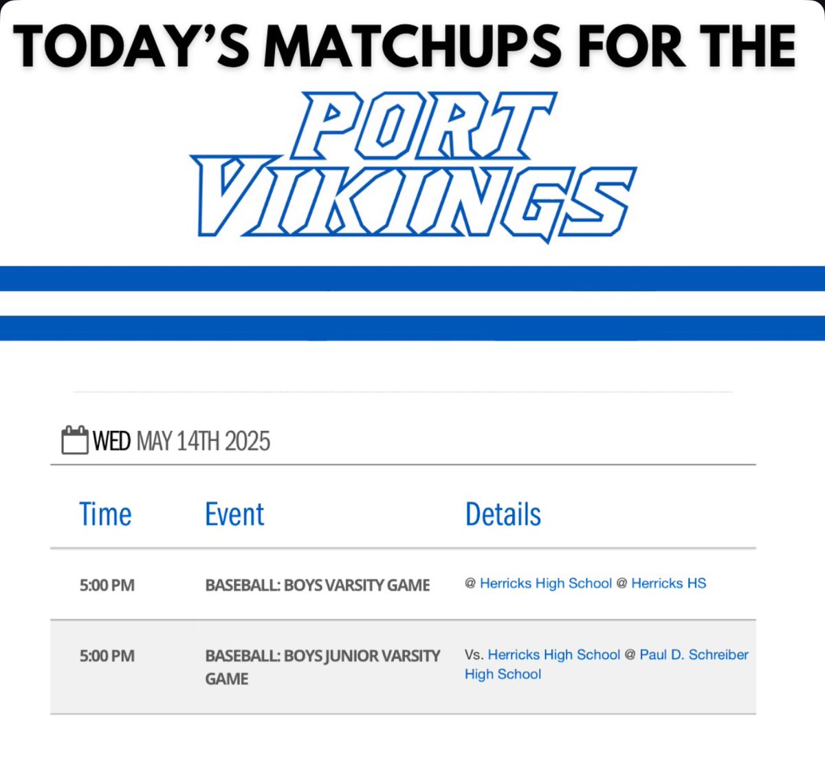 Port Washington Athletics (@portwashad) on Twitter photo 