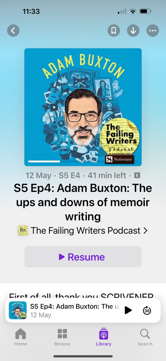 Jennie Godfrey (@jennieg_author) on Twitter photo Listening to the <a href="/failingwriters/">failingwriterspodcast</a> podcast epsiode with Adam Buxton. I am HUGE fan, so imagine my response when he SAID MY NAME (he’d listened to my episode of the pod). Basically what I’m saying is that I have been mentioned on an Adam Buxton podcast (sort of 🤣) #booktwitter Listening to the <a href="/failingwriters/">failingwriterspodcast</a> podcast epsiode with Adam Buxton. I am HUGE fan, so imagine my response when he SAID MY NAME (he’d listened to my episode of the pod). Basically what I’m saying is that I have been mentioned on an Adam Buxton podcast (sort of 🤣) #booktwitter
