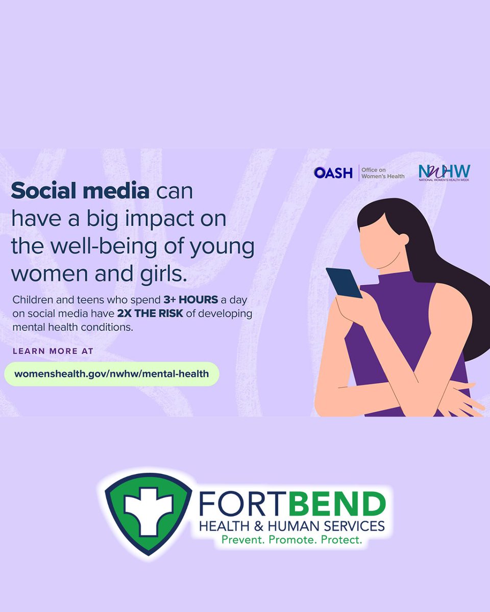 This National Women's Health Week is all about caring for your whole health, from mind to body. 💟 Make self-care, mental well-being, and health priorities for every age.