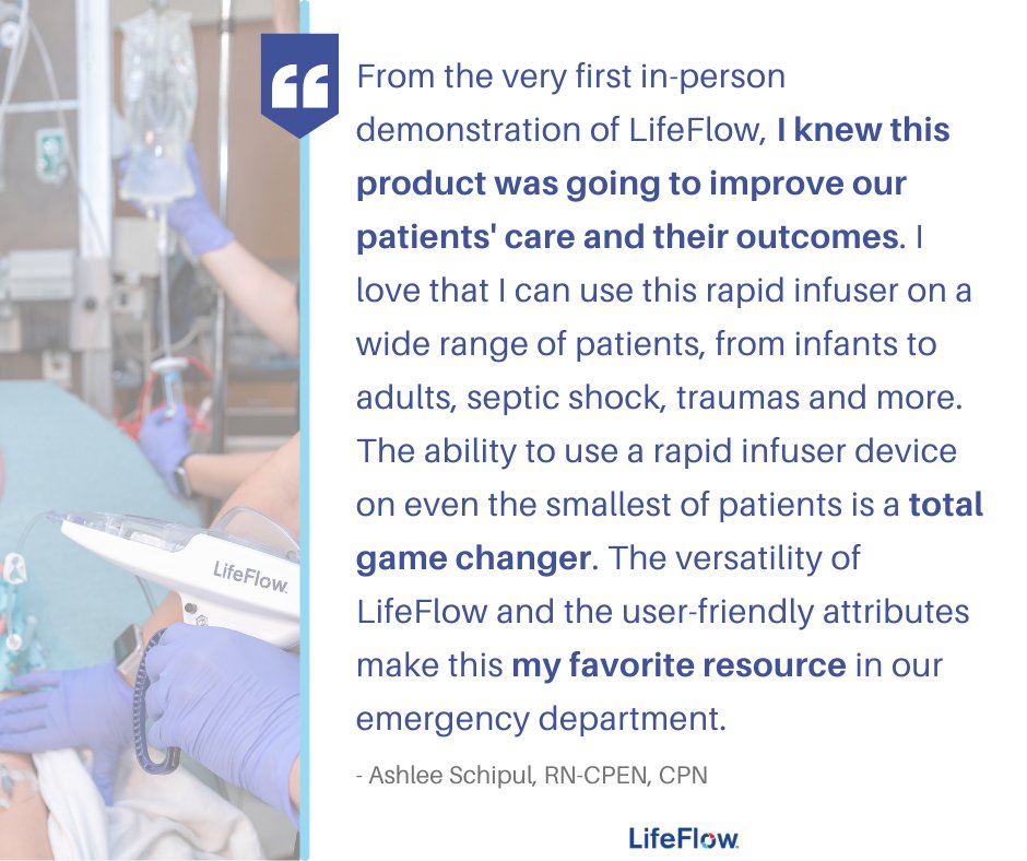 "From the very first in-person demonstration of LifeFlow, I knew this product was going to improve our patients' care and their outcomes.."

Schedule a demo to learn more about LifeFlow:  ow.ly/xMvx50VS1Gn