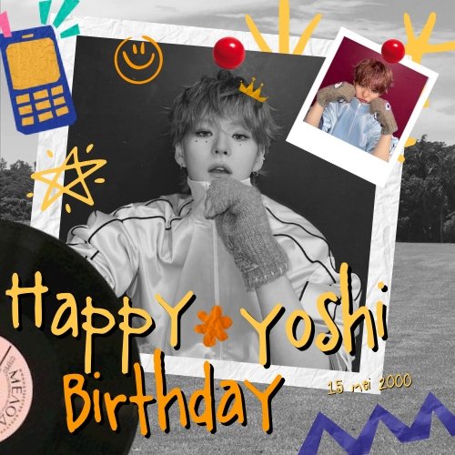 Happy birthday, yoshi! Wishing you a day filled with sunshine, laughter, and all the things that make you happy. May your year ahead be filled with joy, success, and wonderful memories 🤍