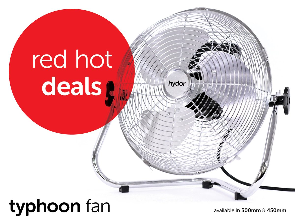 Keep your offices and buildings cool through the summer with our Typhoon fans, at new low prices for a limited time only.
Available in two sizes, the our Typhoon is a versatile circulation fan, ideal for a variety of buildings.
Get in touch to order yours!
hydor.co.uk/?s=typhoon&pos…