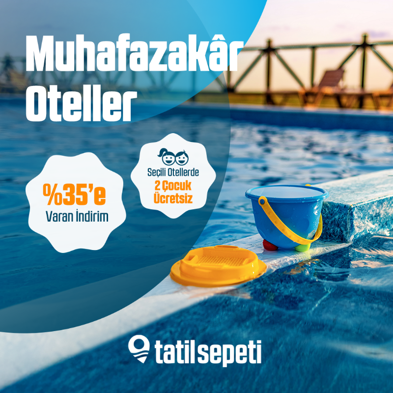 tatilsepeti's tweet photo. Huzurlu Bir Tatil %35'e Varan İndirimle Muhafazakâr Otellerde Seni Bekliyor!