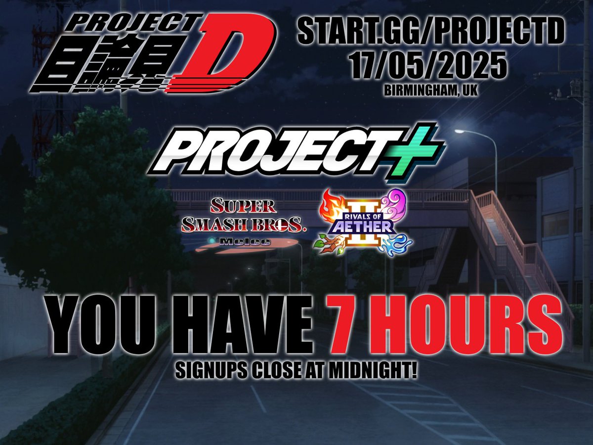 📢7 HOURS REMAIN📢
This is your last chance to get signed up to the biggest P+ tournament of the year!

More info below!