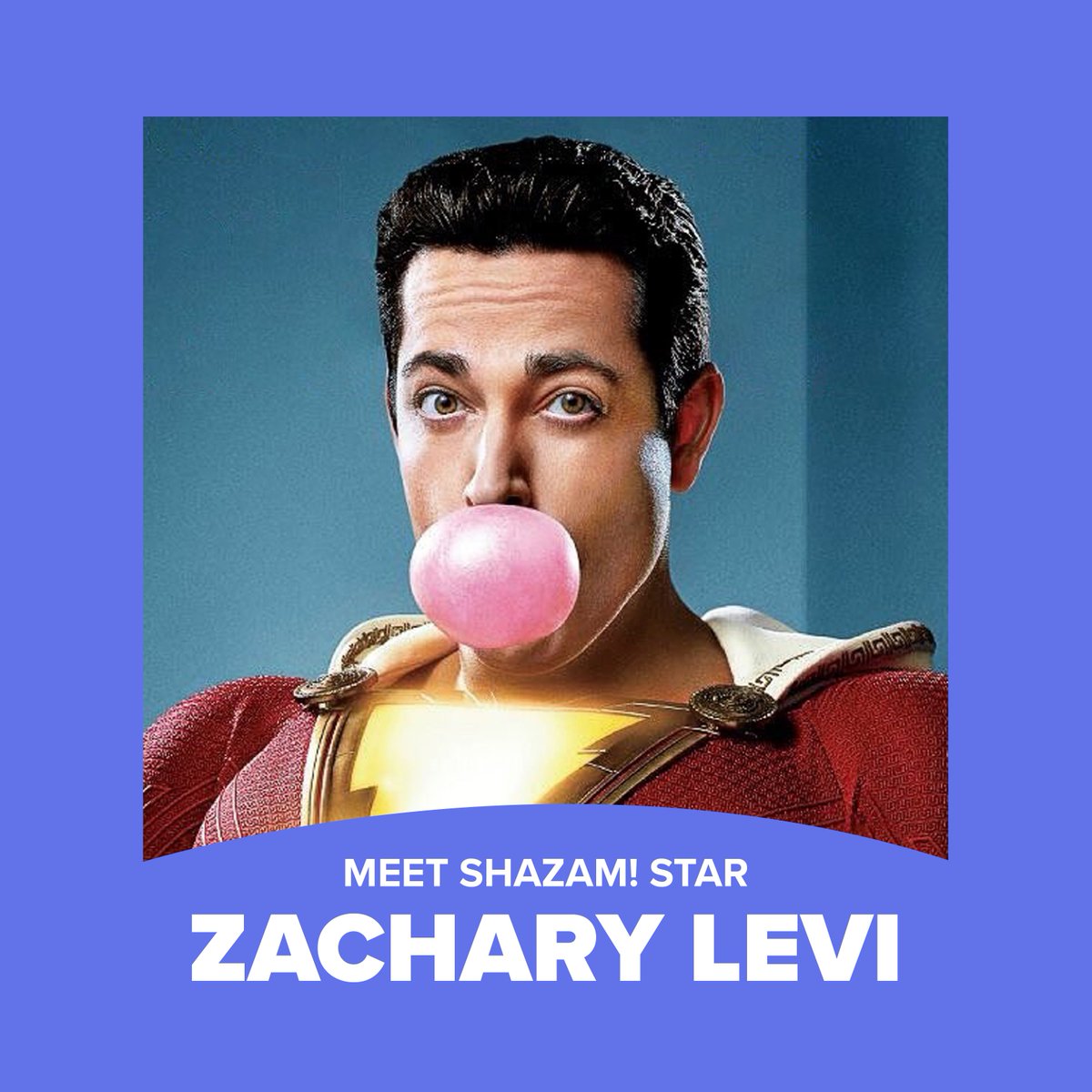 FANEXPODallas's tweet photo. @ZacharyLevi, the man behind Shazam!, is bringing his superhero swagger to #FANEXPODallas 🤩 Get your tickets now before prices go up tomorrow at 11:59 PM CT: https://t.co/yji5IJvTF5
#Dallas #DFW #DallasTX #zacharylevi #shazam #dccomics #chuckbartowski #shazamfuryofthegods #dc https://t.co/vaxotSCCeG