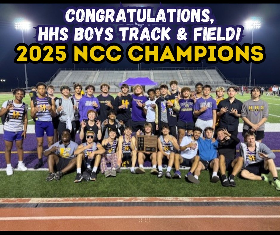 Congratulations to our Brickies for winning the NCC Track &amp; Field Championship for the third consecutive year! Way to work, work, work, boys!  #BrickiePride #BEOP