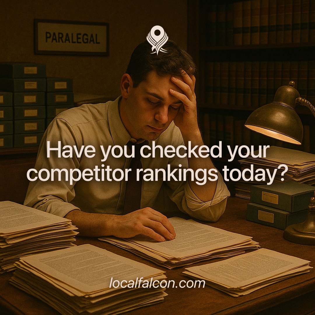 LocalFalcon's tweet image. If you haven’t responded to reviews, updated your photos, or checked your competitor rankings today…

Don’t worry. Local Falcon still loves you.
But seriously, get on that.

#SEOchecklist