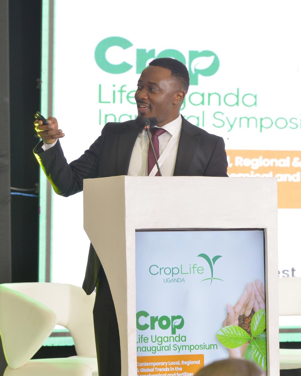 Counterfeiting in Focus

Earlier today at #CropLifeUgandaSymposium2025, Mr. Solomon Seruwo, Marketing &amp; Business Development Manager at <a href="/BukoolaChemical/">Bukoola chemicals</a>  Chemical, delivered a powerful session on the impact of counterfeit agrochemicals and fertilizers across Africa.