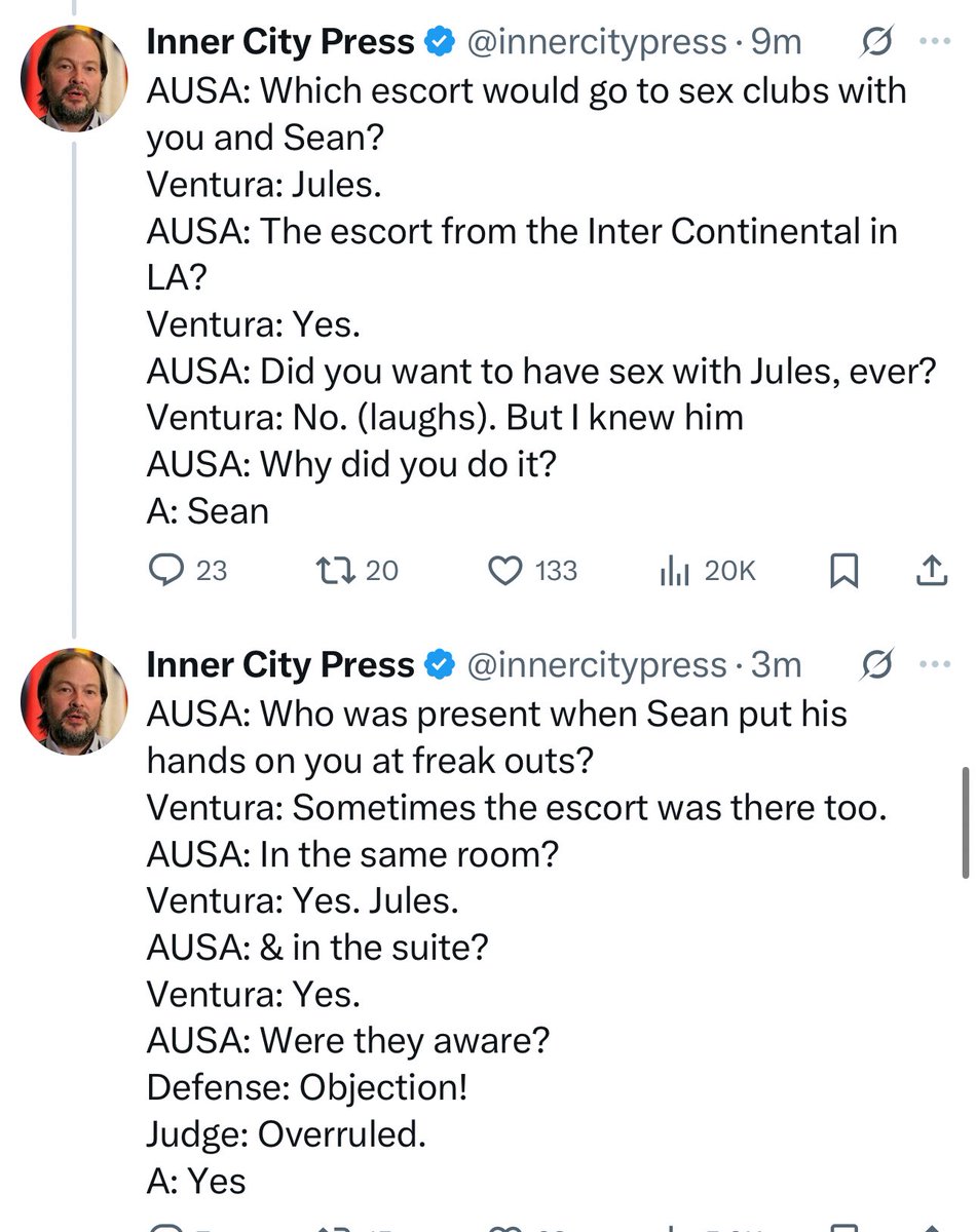 Cassie says she did so many freak offs she had sores on her tongue and UTIs constantly