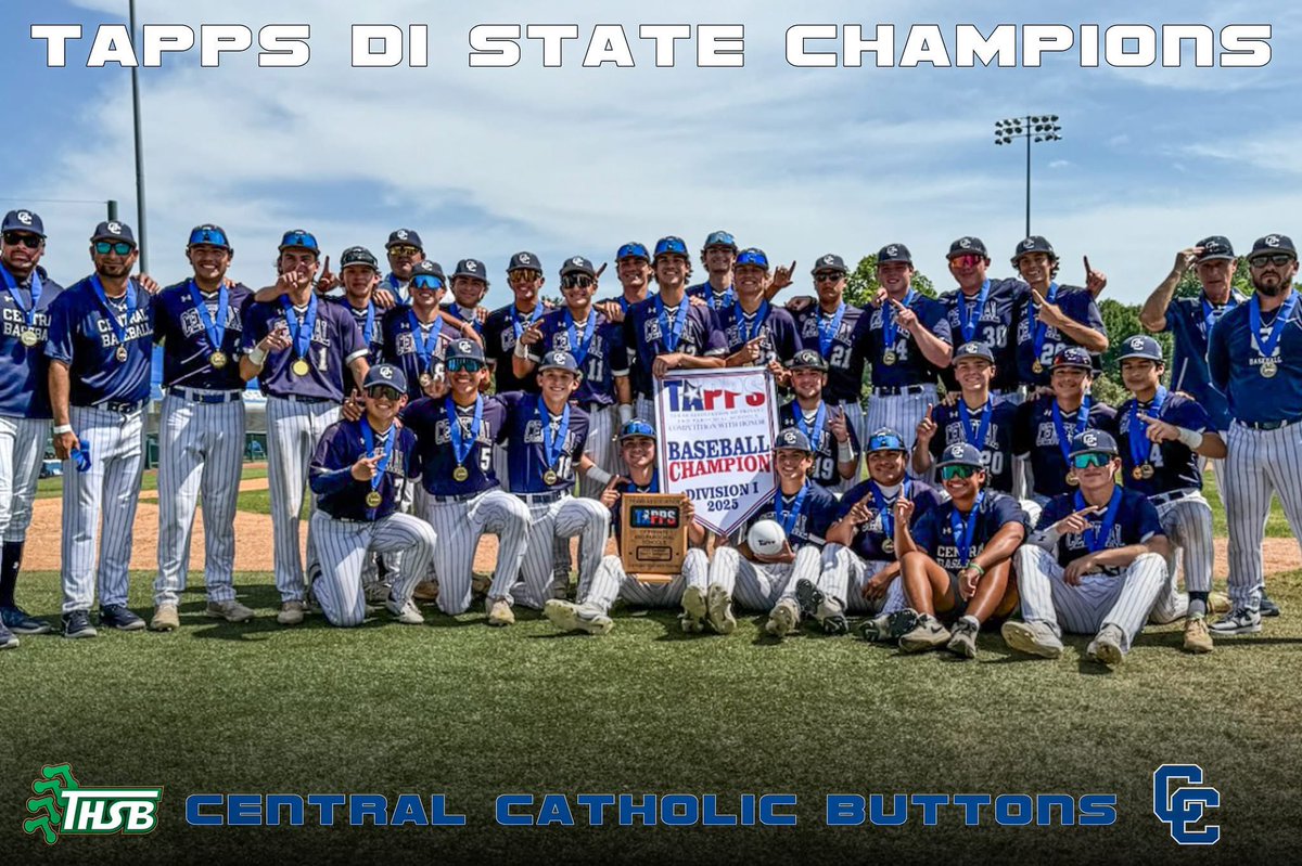 The Central Catholic Buttons are Division I, 6A TAPPS STATE CHAMPS!  Great way to cap off my high school junior season with a State Championship, MVP selection for Semi-Final game, and selection to state all tournament team.  The grind and hard work pays off big time.  Next up,