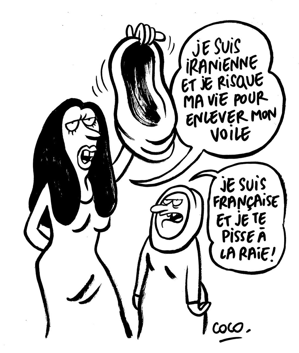 Andree Bégon Prof toxique et laïciste combative. tweet media