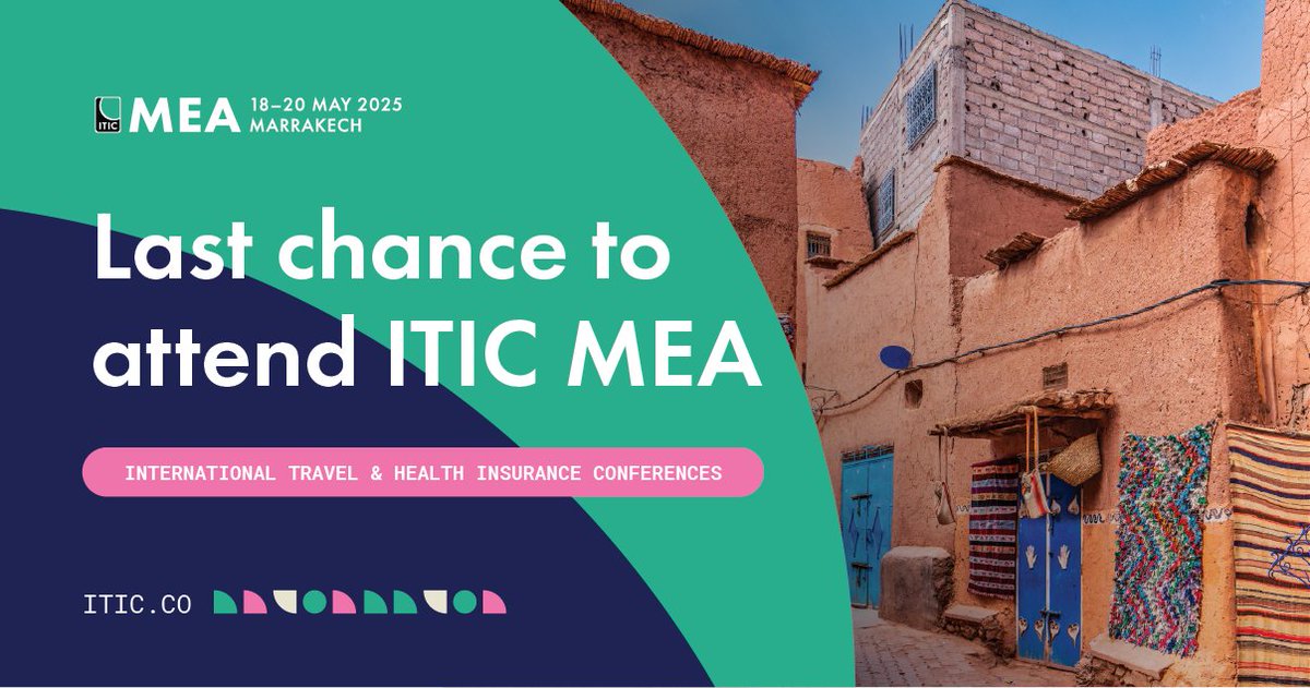 Final call: ITIC MEA 2025 kicks off next week!

We're heading to Marrakech, Morocco from 18–20 May for three days of expert insight, top-tier networking, and unforgettable celebrations.

Register now: eu1.hubs.ly/H0k405Q0
