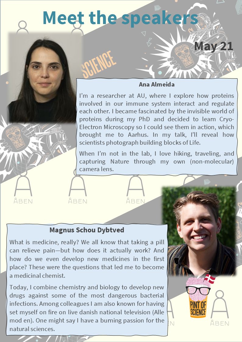Pint of Science DK (@pintofsciencedk) on Twitter photo โณ Just 5 sleeps until #pint25DK #Aarhus - not that we're counting (we totally are)
๐ค Still deciding which talks to catch on May 21?
Get to know our speakers a bit better โ hear about their backgrounds, research interests, and what they enjoy outside the lab.
<a href="/pintsworld/">Pint of Science World</a> โณ Just 5 sleeps until #pint25DK #Aarhus - not that we're counting (we totally are)
๐ค Still deciding which talks to catch on May 21?
Get to know our speakers a bit better โ hear about their backgrounds, research interests, and what they enjoy outside the lab.
<a href="/pintsworld/">Pint of Science World</a>