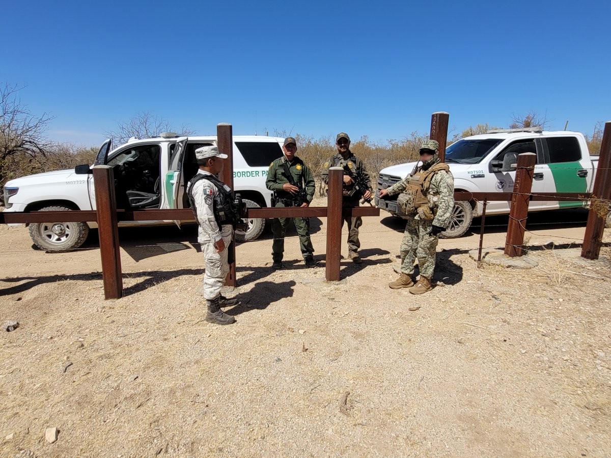 International collaboration continues to cut cartel communication networks!

Casa Grande Border Patrol International Liaison agents informed the Government of Mexico about an active scout and smuggling staging site approximately 9 miles west of Newfield, AZ, and south of the