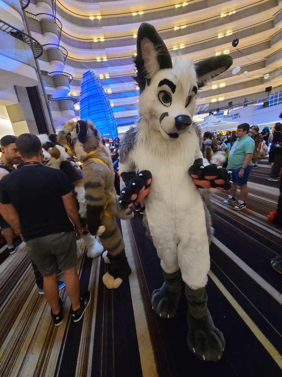 Met the very tall and handsome <a href="/Ruishiro/">Rui 🔜MPLX</a> at #FWA2025! Here's hoping we both make it out of the south and to Colorado soon