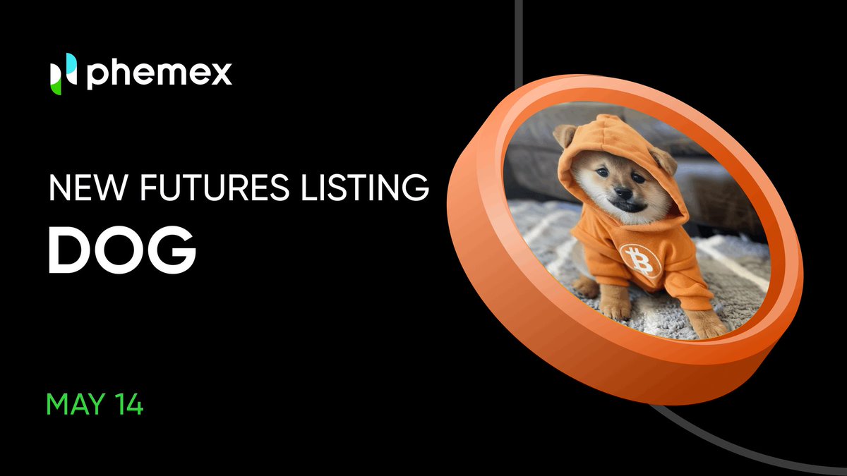 🚨JUST IN: <a href="/Phemex_official/">Phemex</a> launches $DOG (Bitcoin) Futures Trading.

Source: phemex.com/futures/DOG-US…