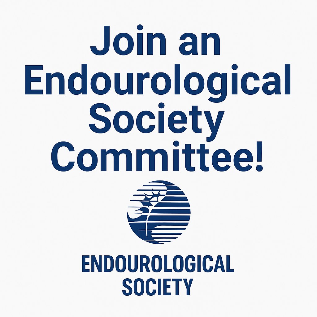 Seeking motivated and creative individuals to join committees and further the many missions of our society! Visit endourology.org/about/committe… for more information about our committees, open positions, and the application process. Applications are due by June 2, 2025. Apply now!