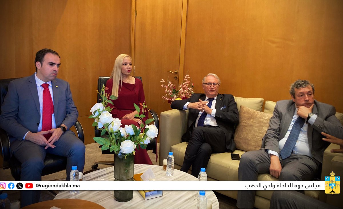 استقبل السيد الخطاط ينجا، رئيس المجلس الجهوي، اليوم وفداً رفيع المستوى من المستثمرين الإسبان، يضم في صفوفه عضوين من البرلمان الإسباني، وذلك في إطار تعزيز علاقات التعاون الاقتصادي والانفتاح على الفاعلين الدوليين، لاسيما من الشركاء الأوروبيين.
facebook.com/share/p/1HJzwN…