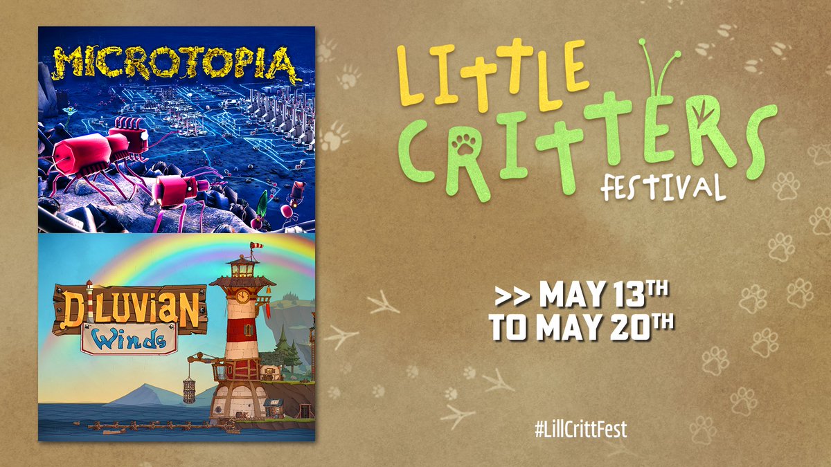 Goblinz Publishing (@goblinzpub) on Twitter photo 🌿 Happy to be part of the #LillCrittFest by <a href="/Microids_off/">Microids - Wishlist Syberia Remastered now!</a> with Microtopia and Diluvian Winds!
Grab them now at a discount until May 20, and check out more great games full of tiny life! 🐾
🔗 More info: store.steampowered.com/publisher/micr… 🌿 Happy to be part of the #LillCrittFest by <a href="/Microids_off/">Microids - Wishlist Syberia Remastered now!</a> with Microtopia and Diluvian Winds!
Grab them now at a discount until May 20, and check out more great games full of tiny life! 🐾
🔗 More info: store.steampowered.com/publisher/micr…