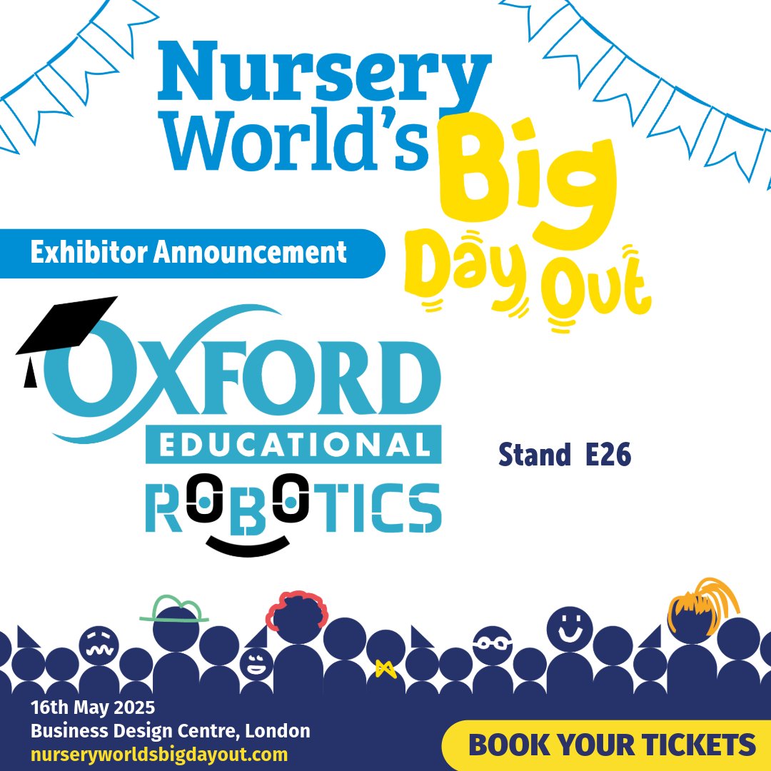 We welcome Oxford Education Robots to #NWBigDayOut2025! 🥳 

For more information visit 👉oxford-educational.tech
Book your tickets here 👉ow.ly/T9Uu50V6NnC