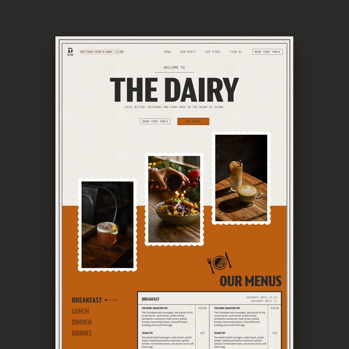 A little redesign challenge for one of my favourite spots back in Northern Ireland 🍳