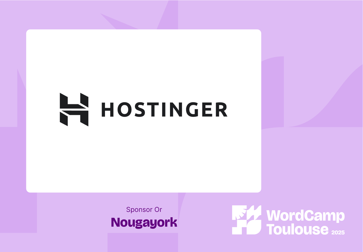 WCToulouse's tweet photo. Un grand merci à @Hostinger , sponsor Nougayork (Or) !  

Merci pour votre soutien au WordCamp Toulouse !    

📍 RDV le 23 mai

👉 En savoir + : https://t.co/LzE65vpAcI

#WCToulouse #WordPress #WordCamp #WPFR #WP https://t.co/ZgHFam1UE4
