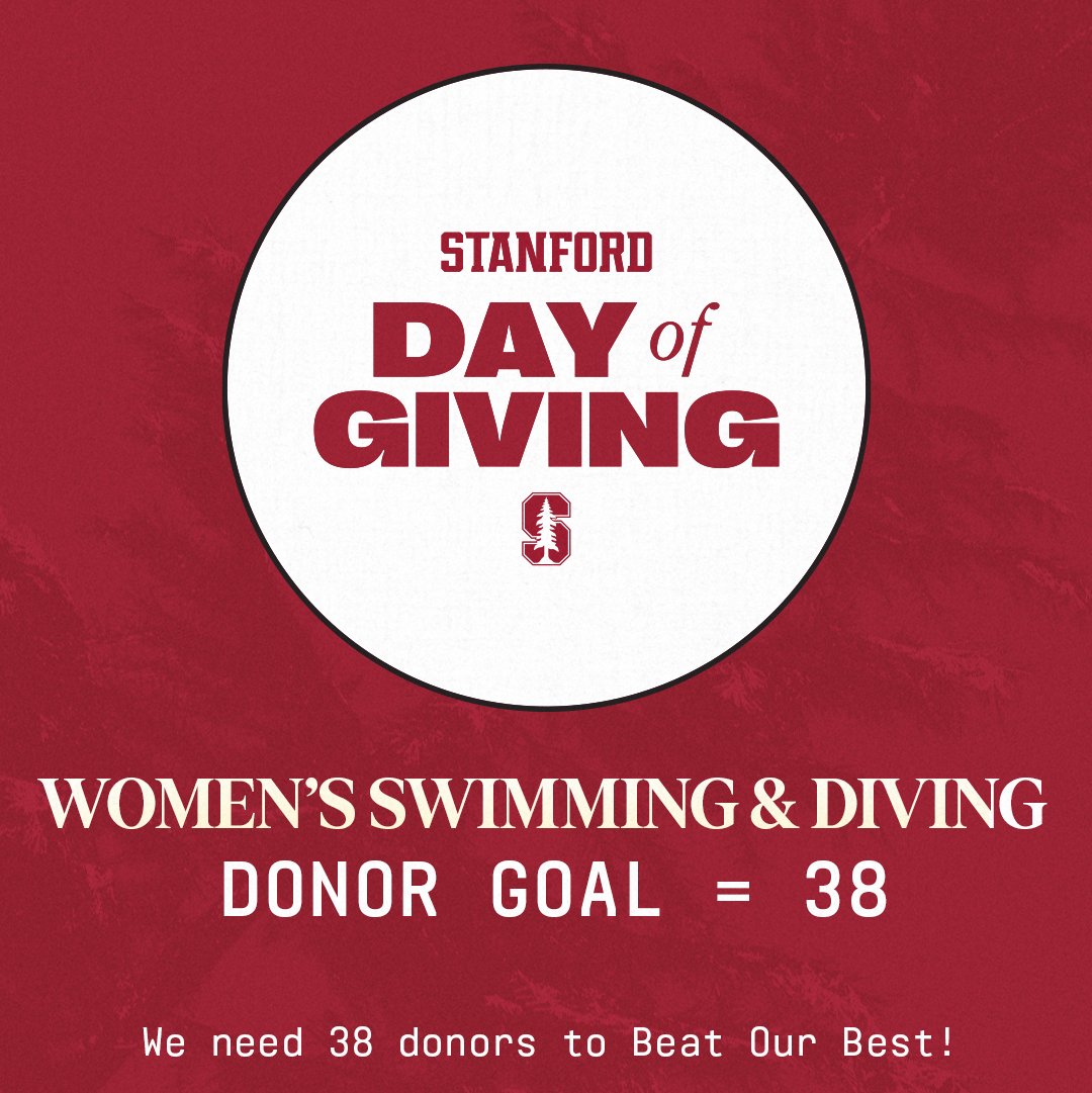 It's time to COMPETE FOR THE CARD once again!

Make a gift today and help us beat our best as we celebrate our annual Day of Giving!

 stanford.io/3ZiUwop 

#GoStanford