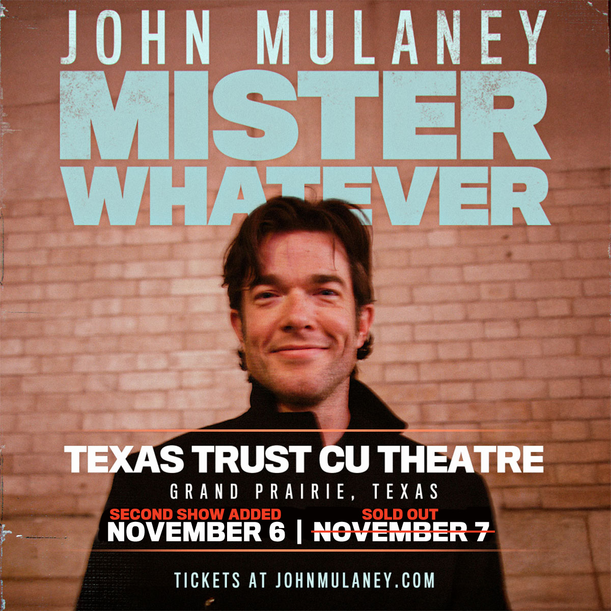 ON SALE NOW🚨 First show sold out, second show on sale now! Hurry up and secure your spot for November 6 at @txtcutheatre with John Mulaney!