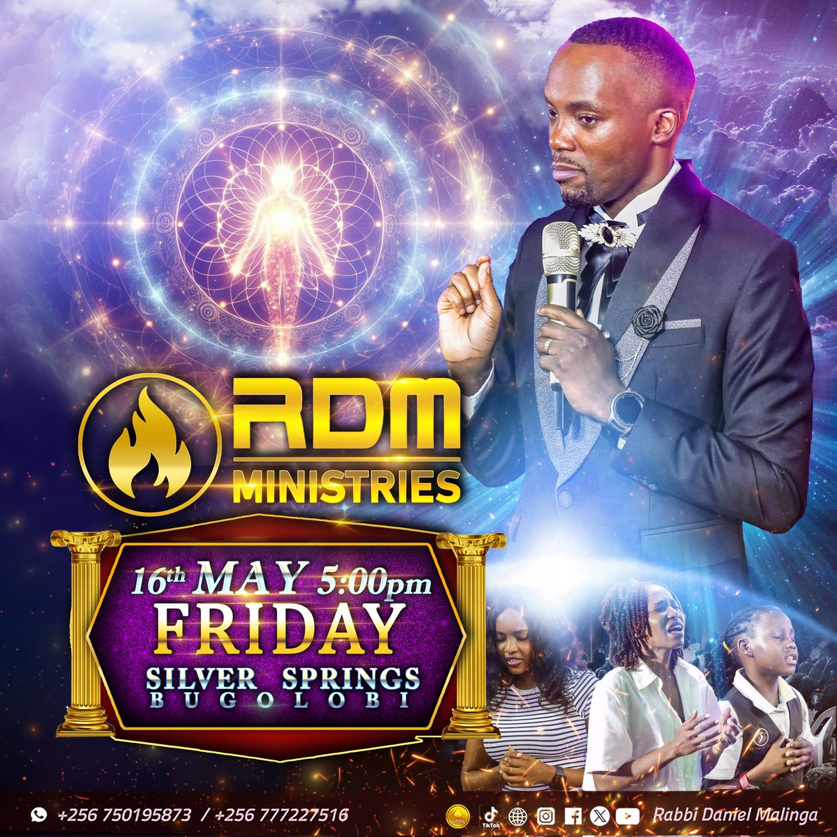 Join us this Friday evening as we delve into deeper Mysteries of God with Rabbi Daniel Malinga at Silver Springs Hotel, Bugolobi.
#RabbiDanielMalinga