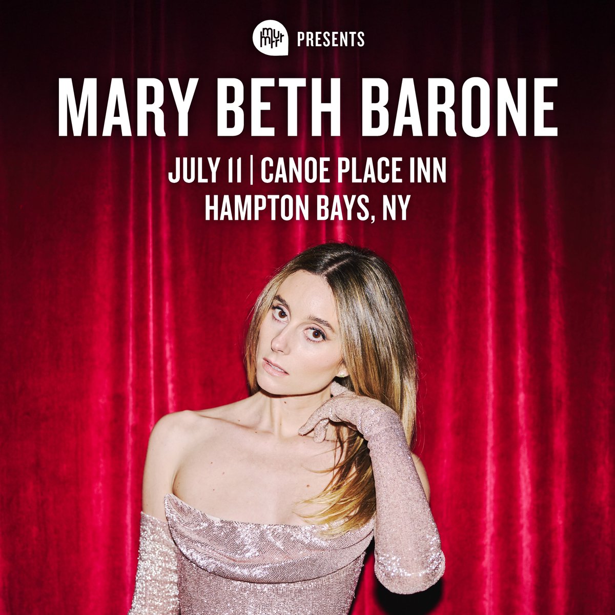 Mark your calendars!✨ Mary Beth Barone is bringing her unfiltered humor and deadpan charm to <a href="/CanoePlace/">Canoe Place</a> on July 11!

You’ve seen her lighting up comedy festivals across the globe - catch her live in the Hamptons for one dazzling night of comedy!

Tickets on sale Friday at 10AM!