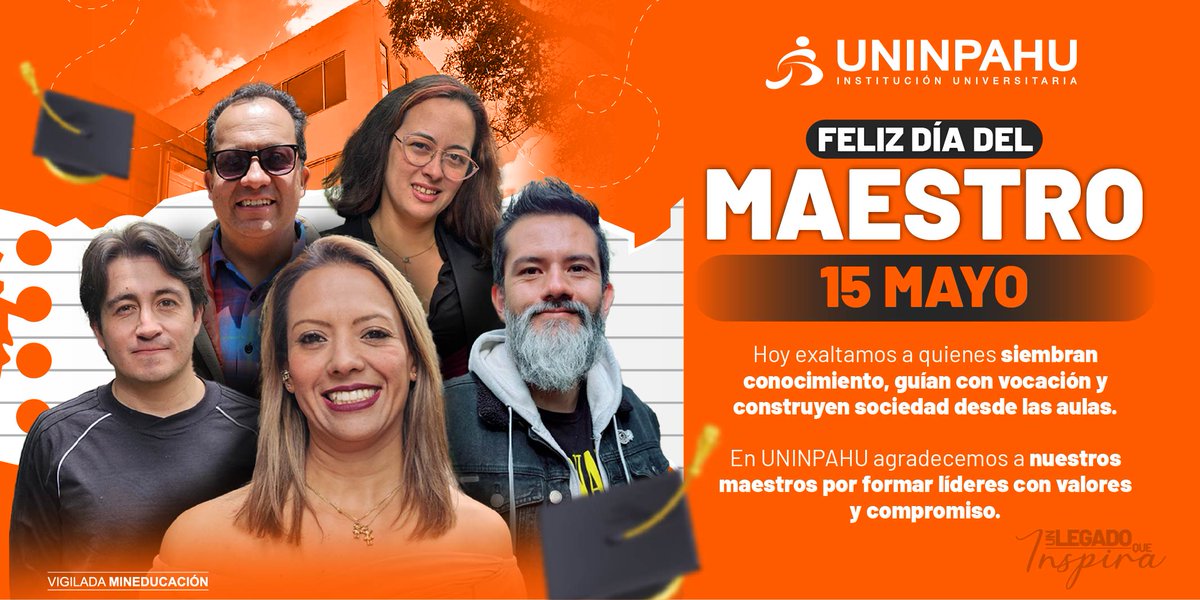 #DíadelMaestro🌟 

Hoy celebramos a quienes enseñan con el alma y transforman con el corazón.  

Gracias, profes, por dejar huella.  

¡Feliz Día del Docente!  

#DíaDelDocente #GraciasProfe #Educación