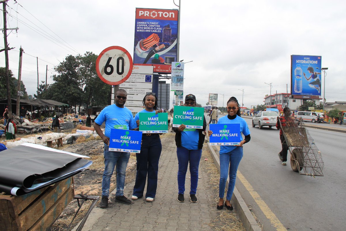 Roadsafetyz's tweet photo. We engaged local residents to take part in our advocacy. Their voices are powerful. Their message is simple: Make Walking and Cycling Safe. #Streetsforlife @RoadSafetyNGOs @TotalEnergies_F @TotalEnergies  @UNDPZambia @AskRtsa https://t.co/a4EfkqTEEF