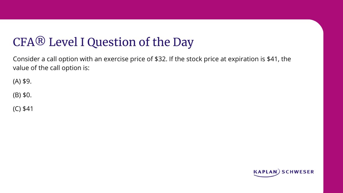 Daily practice has a great return on investment for your #CFAExam prep! Try this Level I practice question: bit.ly/40ImlIy