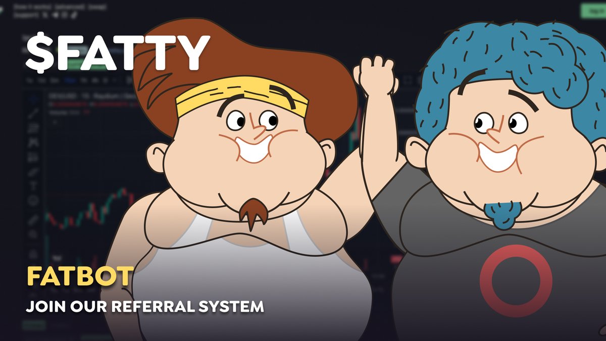 ✅ JOIN OUR FATBOT REFERRAL SYSTEM 📊🤖!

Want to earn extra money with the $FATTY ecosystem by promoting the most advanced meme trading bot? 🫵🏻 Our #FatBot Referral System is here for you!

Invite your friends, earn 30% of the fees they generate, and help them save 10% on fees